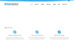 Desktop Screenshot of dfinalsolution.com